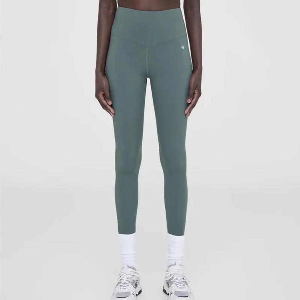 Anine Bing Blake Legging in dark sage XL
